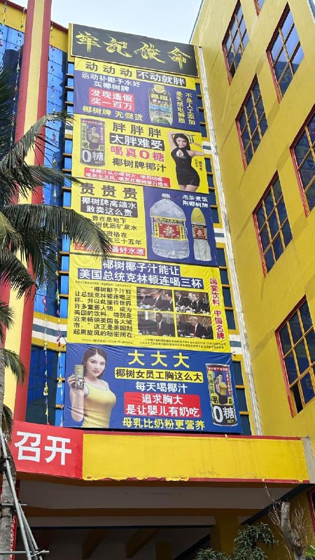 椰树广告被指擦边🤔椰树广告被指擦边🤔