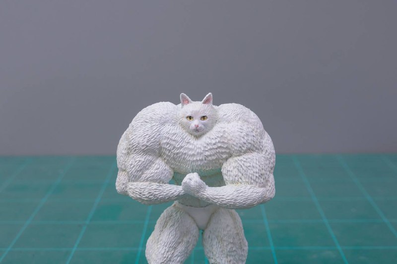 这只 #猫猫 也被做成了手办😅这只 #猫猫 也被做成了手办😅