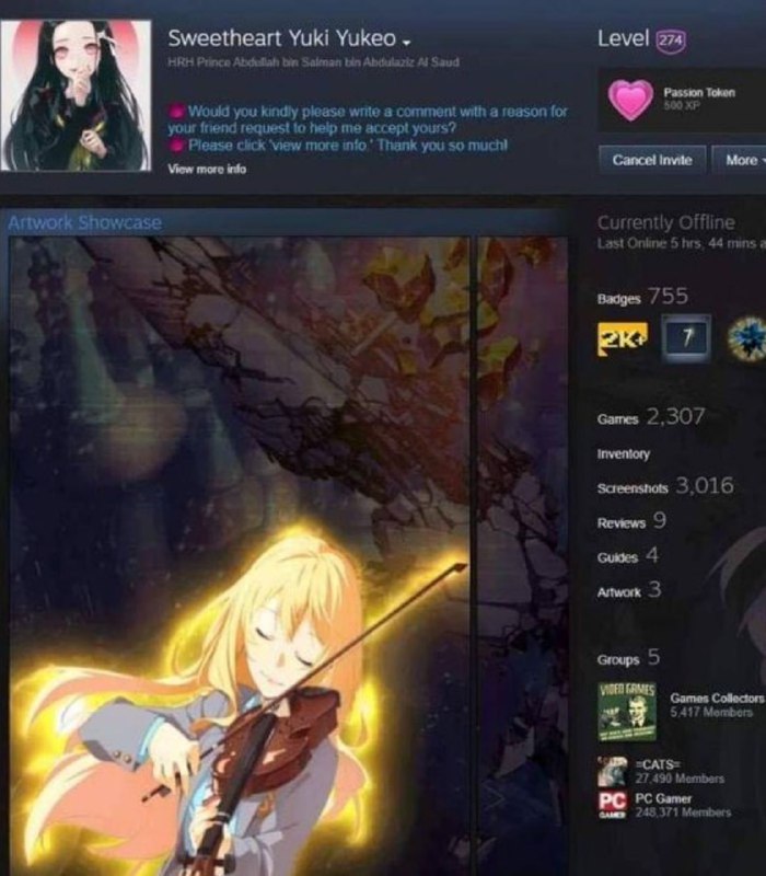 在EA成功被收购后，一位沙特王子将自己的Steam名字改为了“我买下了EA”（I bought EA）在EA成功被收购后，一位沙特王子将自己的Steam名字改为了“我买下了EA”（I bought EA）