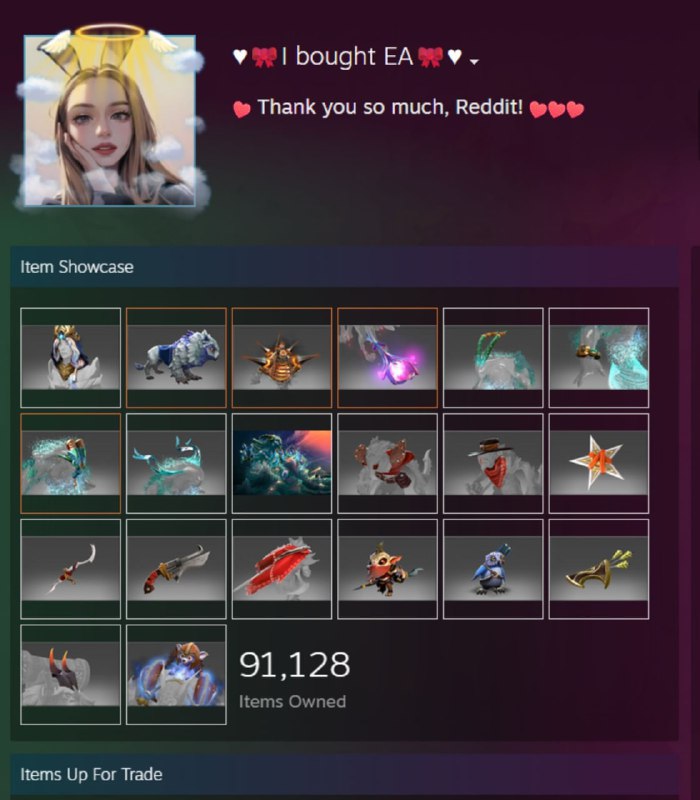 在EA成功被收购后，一位沙特王子将自己的Steam名字改为了“我买下了EA”（I bought EA）在EA成功被收购后，一位沙特王子将自己的Steam名字改为了“我买下了EA”（I bought EA）