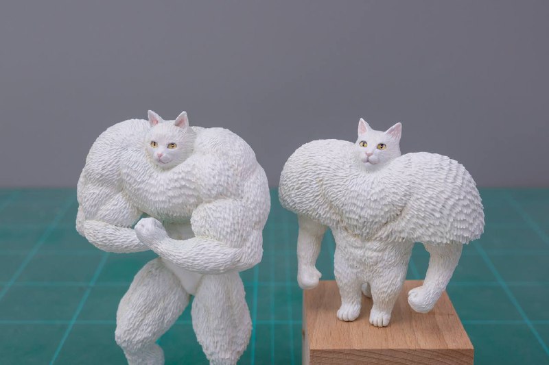 这只 #猫猫 也被做成了手办😅这只 #猫猫 也被做成了手办😅