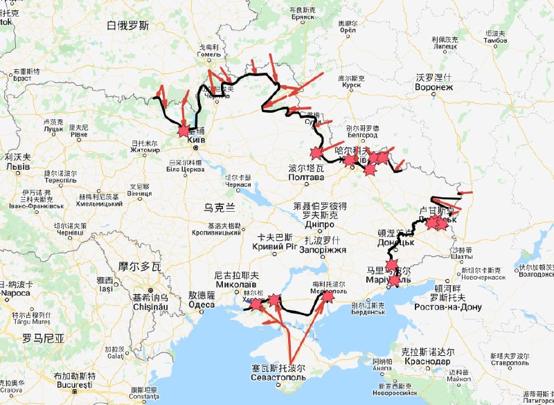 乌克兰战争电子地图»»»»»»链接