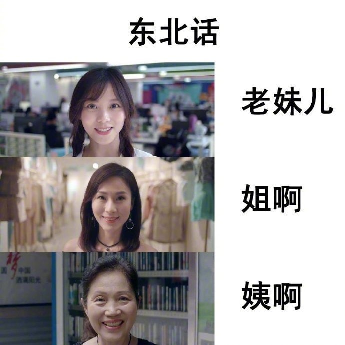 不同地方怎么称呼女性…不同地方怎么称呼女性…