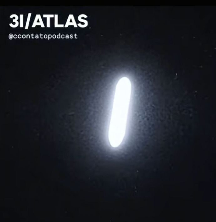 网传NASA火星探测器拍到的3I阿特拉斯最清晰的图片，猜测文明等级应该至少3级