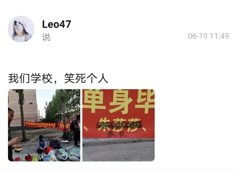 横幅都做好了，你居然脱单了🙃横幅都做好了，你居然脱单了🙃