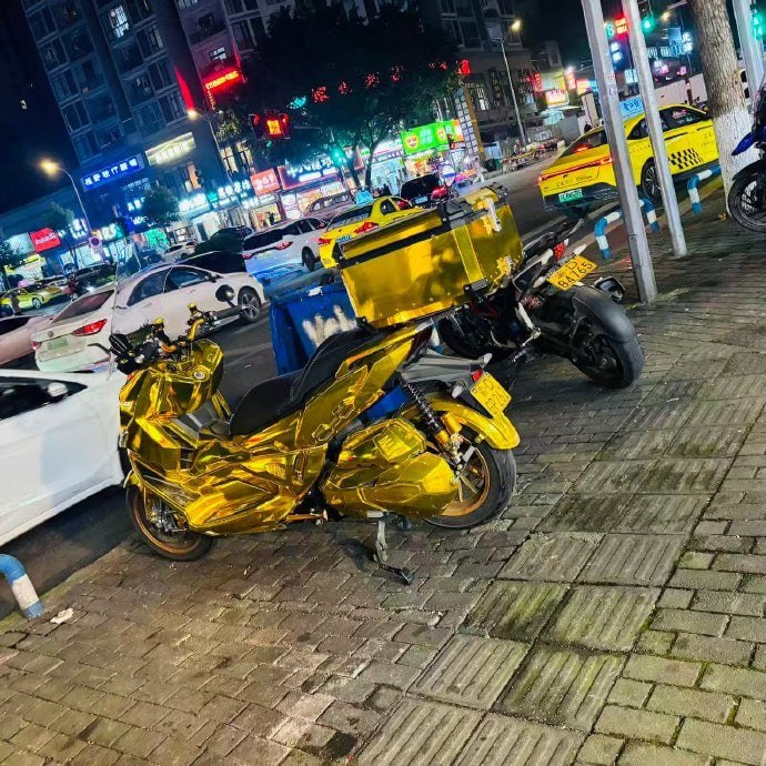 资深骑手解锁黄金皮肤😮