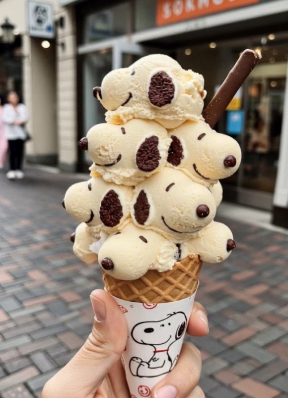 史努比冰淇淋 “SNOOPY茶屋”京都锦店有售