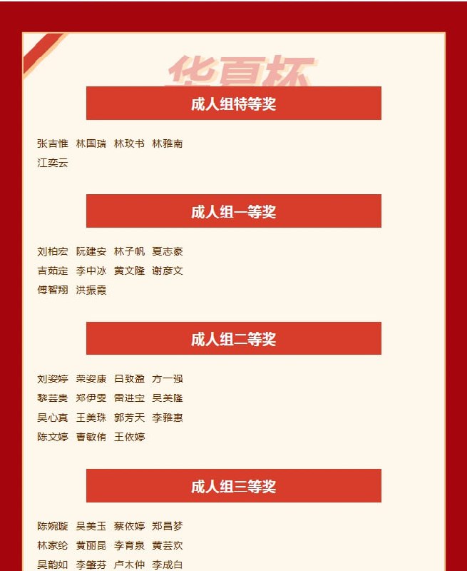 获奖人员名单照搬百度文库人名大全，主办方真是个大聪明😅获奖人员名单照搬百度文库人名大全，主办方真是个大聪明😅