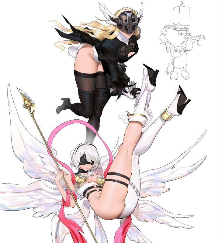 2B×天女兽#二次元