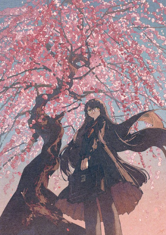 花与少女（原图见评论区）花与少女（原图见评论区）